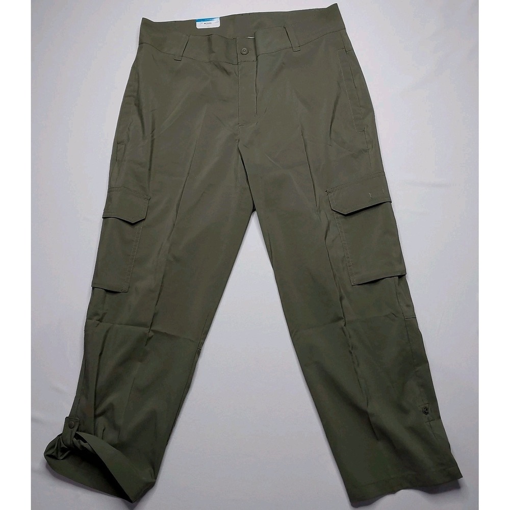 Columbia Silver Ridge Utility Capri Pants Women's‎ 8 Green